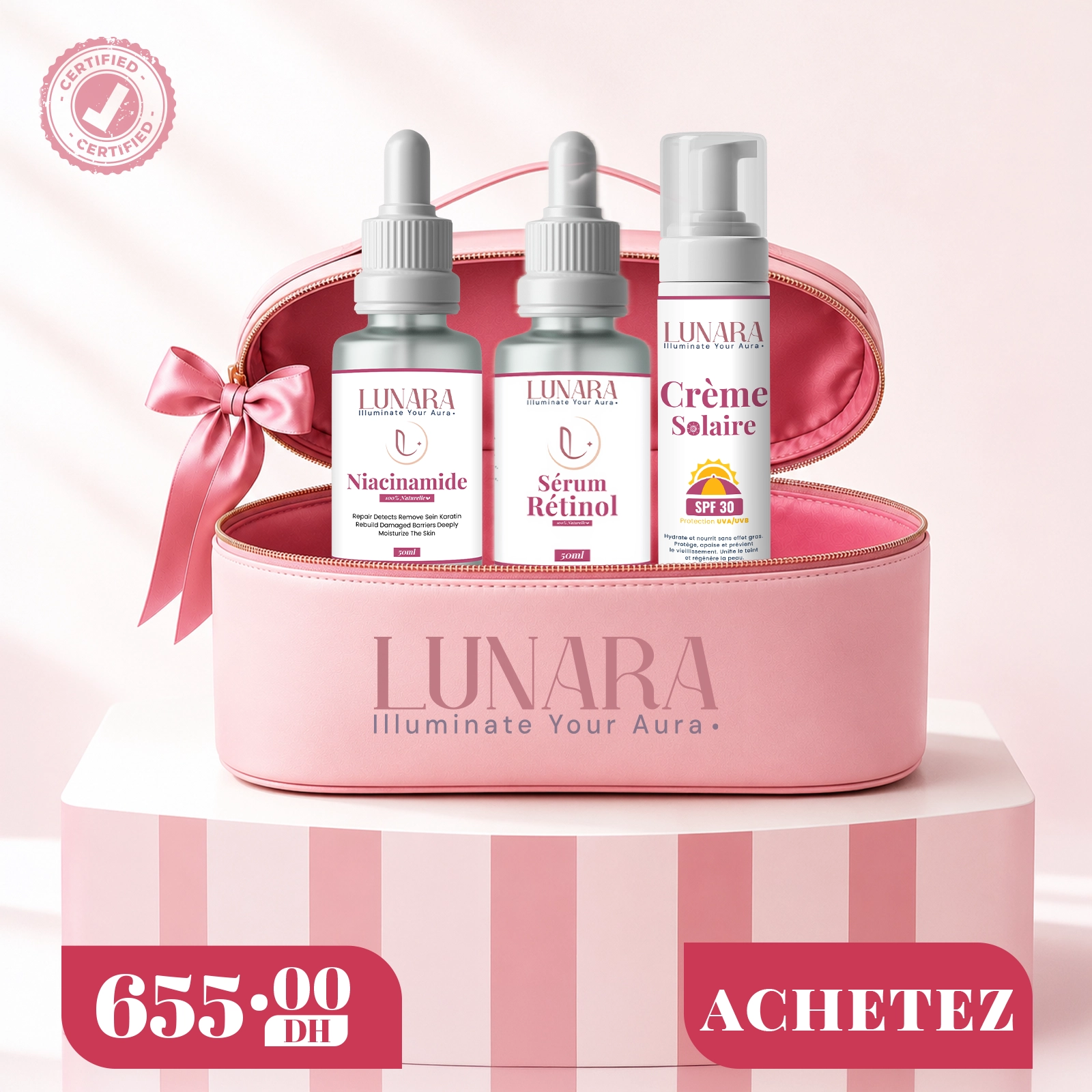 Pack Rétinol Niacinamide Maroc