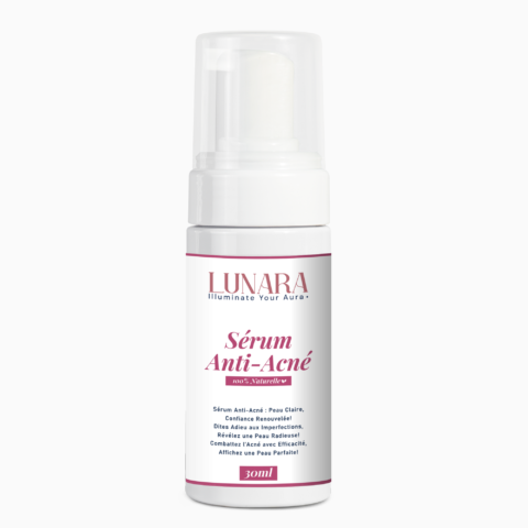 Sérum Anti-Acné Lunara 30 ml pour boutons et imperfections