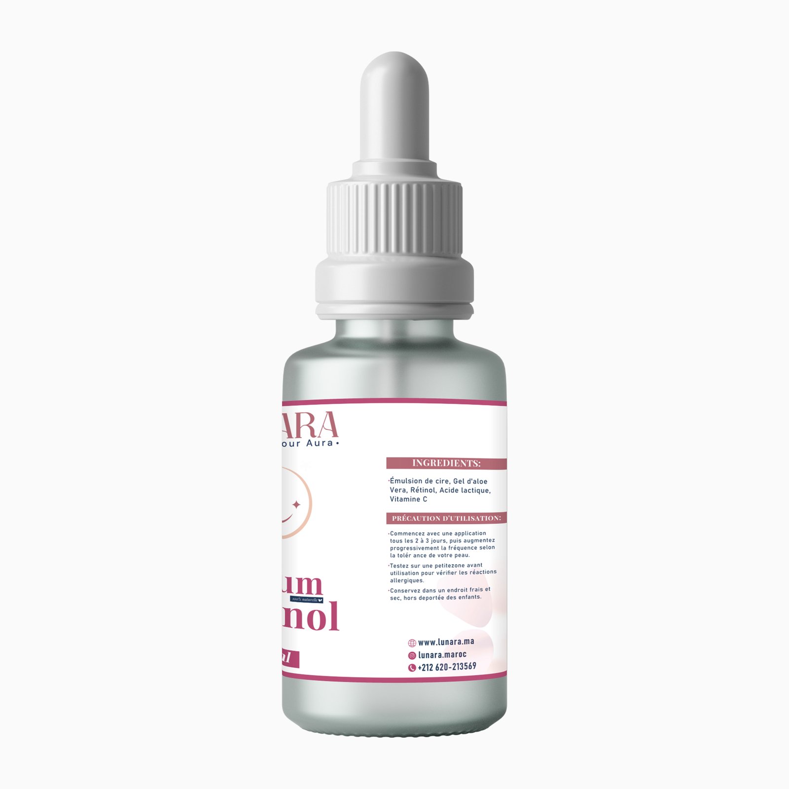 Sérum Rétinol Lunara 50 ml – Soin Anti-Âge, Éclat & Taches - Image 2