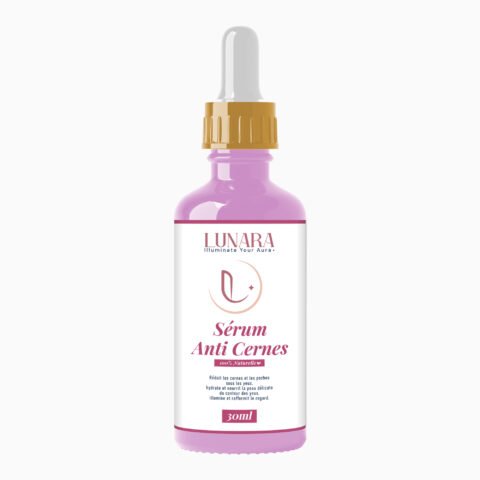 Sérum Anti-Cernes prix Maroc Lunara 30 ml à la caféine et vitamine C