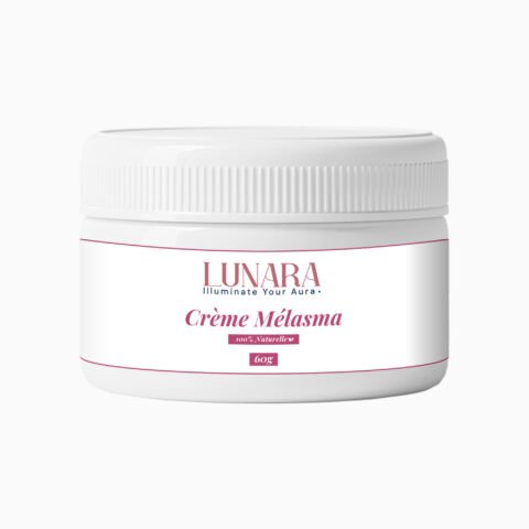 Étiquette complète de la Crème Mélasma Lunara 60 g