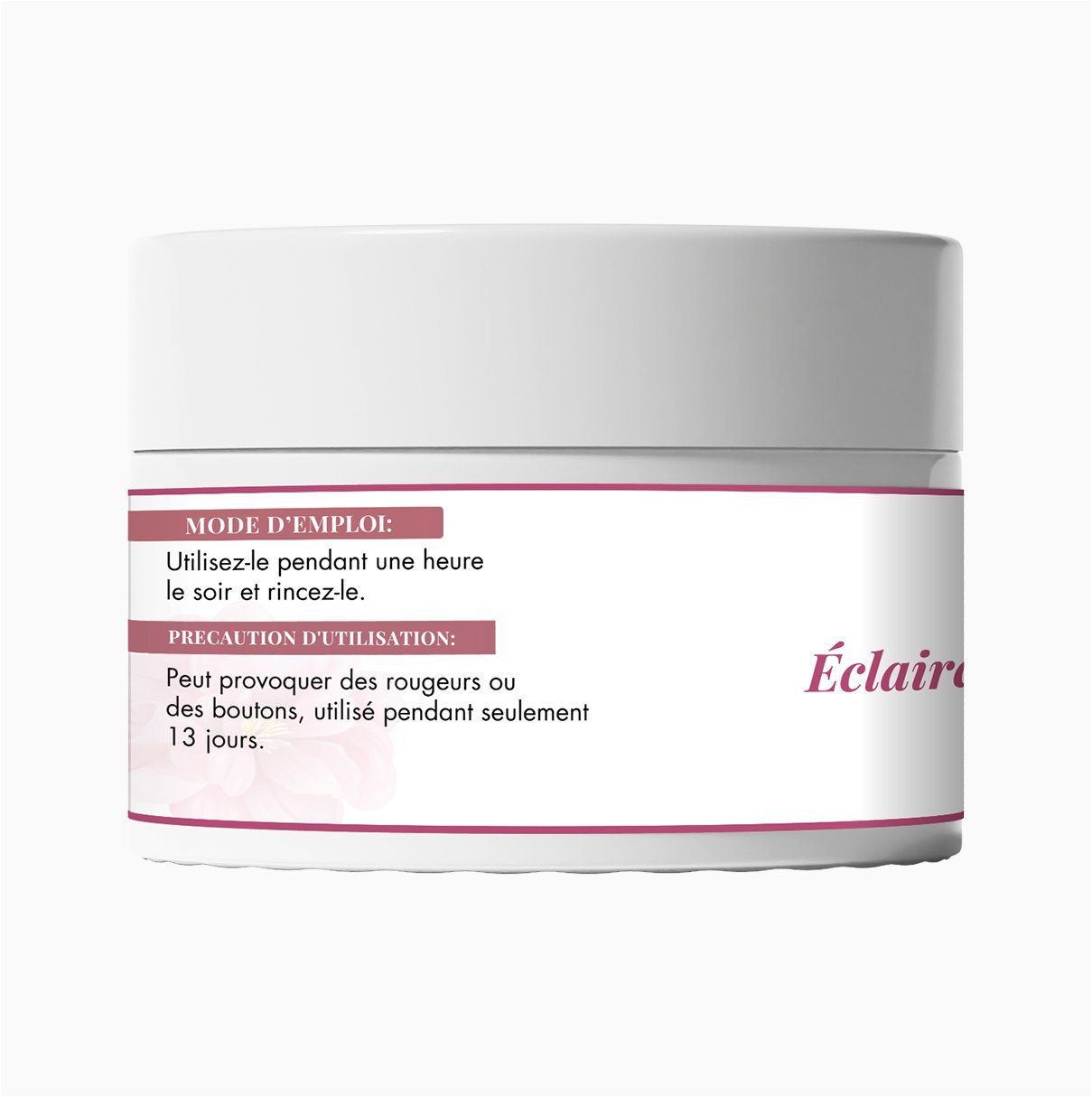 Crème Éclaircissante Visage Lunara 50 g – Acide Glycolique, Rétinol & Vitamine C - Image 3